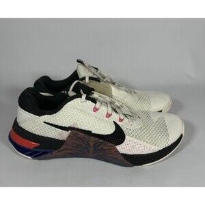 Nike Womens Metcon 7 DJ8656-018 White Running Shoes Sneakers Size 9